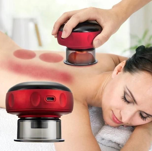 Electric Cupping Therapy Massager with 12-Level Suction & Heat