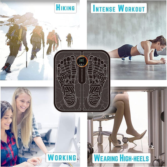 EMS Foot Massager Pad - Electric Vibrating Foot Therapy