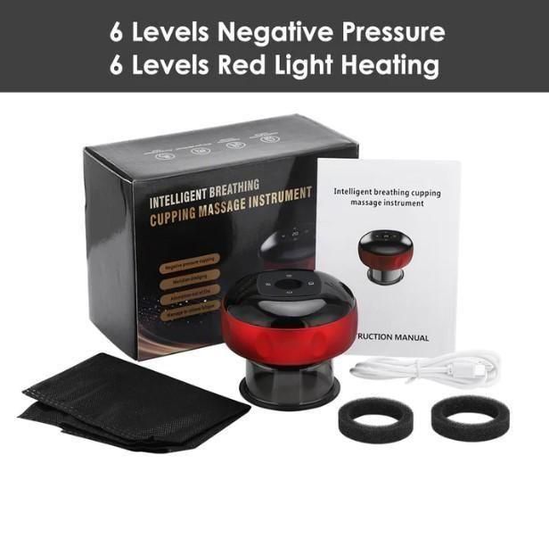 Electric Cupping Therapy Massager with 12-Level Suction & Heat