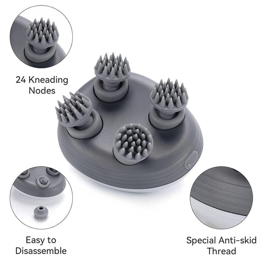 Electric Scalp Massager with 3-Speed Settings