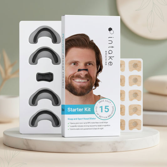 Silicone Nasal Strips - Reusable Breathing Aid Starter Kit