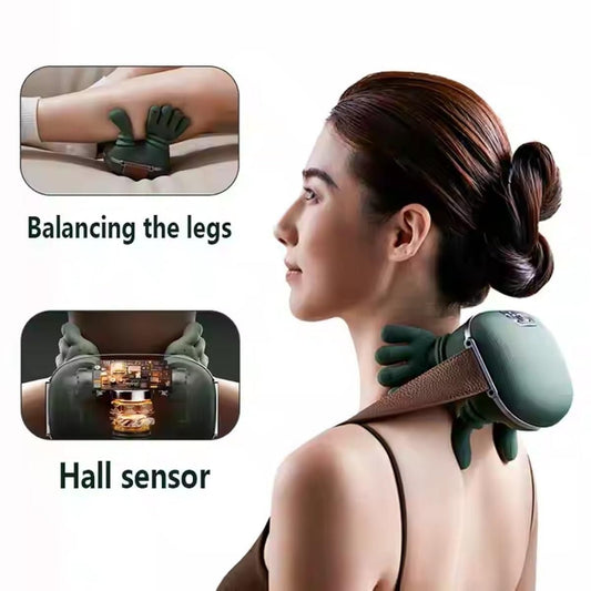 Shoulder & Neck Massager with Dual-Zone Heat Therapy