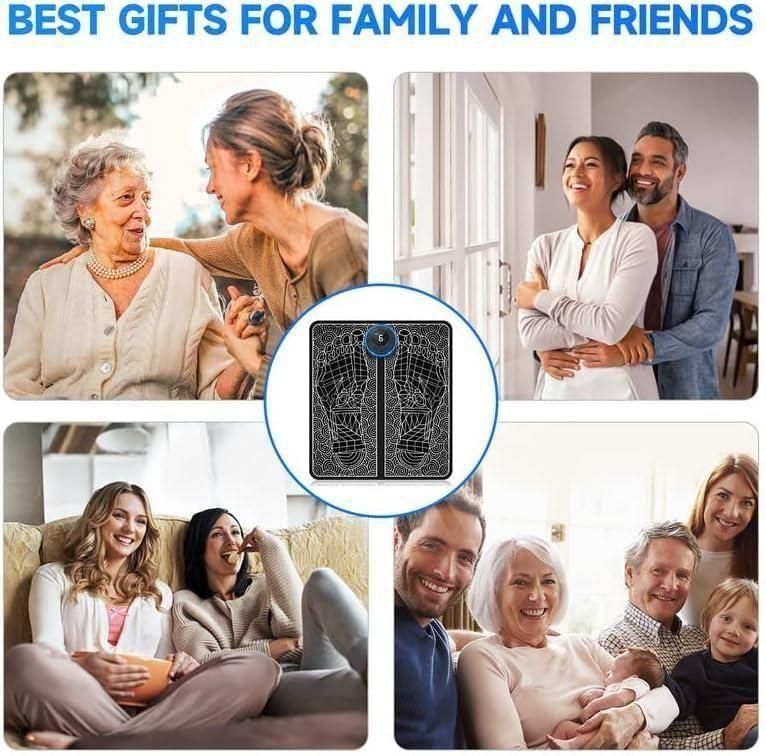 EMS Foot Massager Pad - Electric Vibrating Foot Therapy