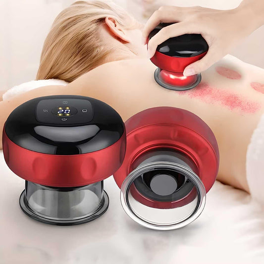 Electric Cupping Therapy Massager with 12-Level Suction & Heat