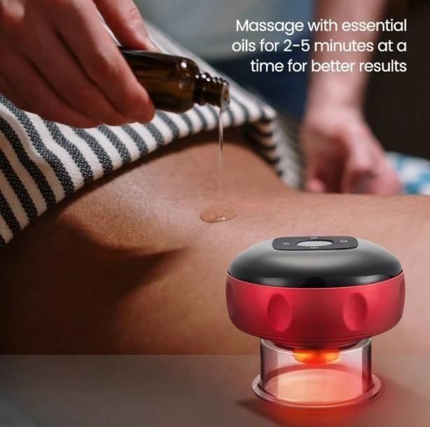 Electric Cupping Therapy Massager with 12-Level Suction & Heat