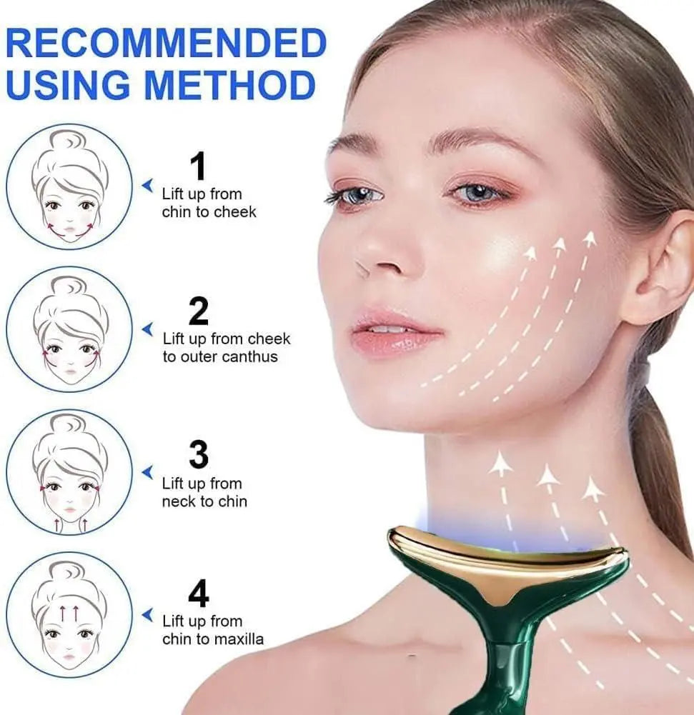 Anti-Wrinkle Face Massager - 3-in-1 Face, Neck & Eye Lifting Tool